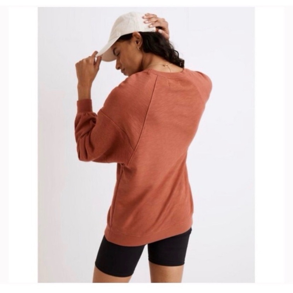 MADEWELL Burnt Orange Boho Crewneck Sweatshirt - Picture 5 of 11